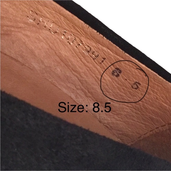 J. Jill Pumps Black Suede Women’s 8 1/2 Almond toe Block Heel Classic Shoes - Picture 14 of 14